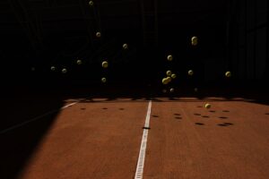 TS WINNER tennis clay court