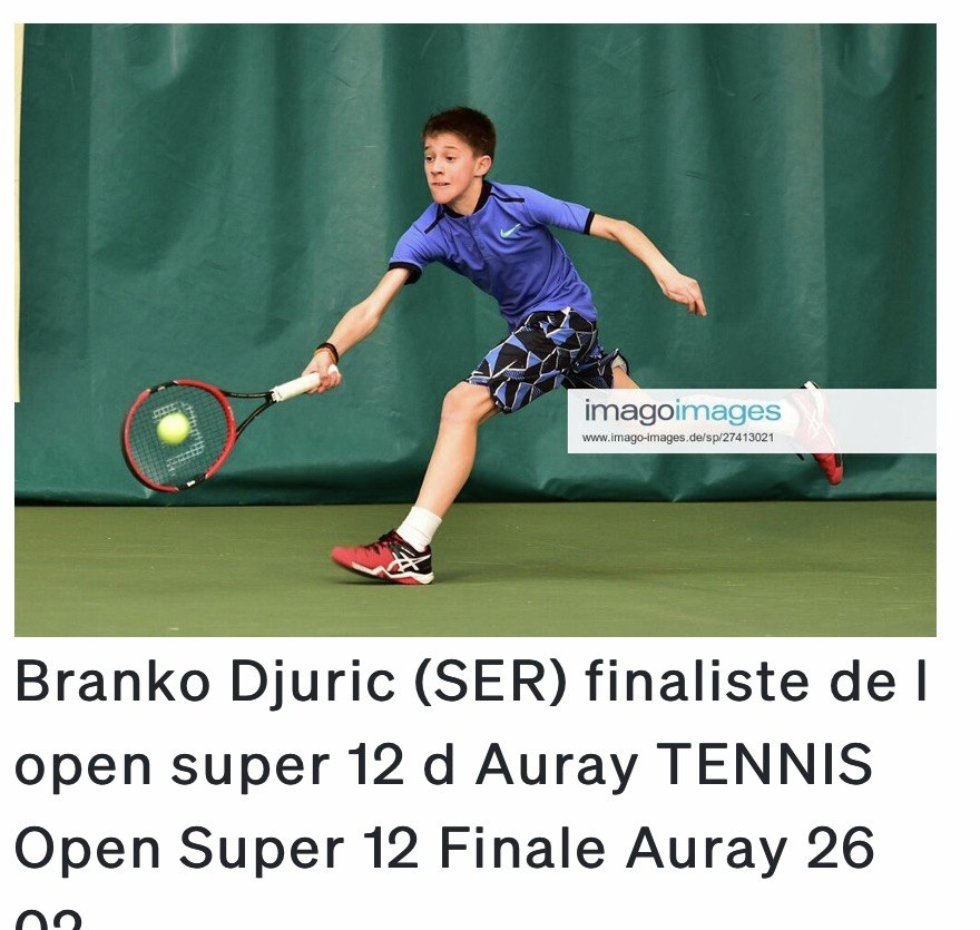 Branko Đurić — Auray finaliste action