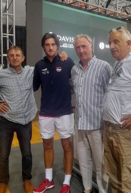 Nenad i Branko Đurić — Davis Cup u Nišu: otac uz reprezentaciju