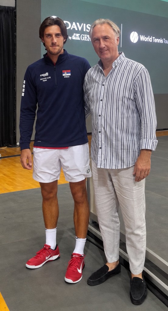 Nenad i Branko Đurić — Davis Cup u Nišu: otac uz reprezentaciju